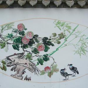 壁画  绣球