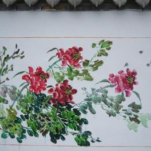 壁画   富贵图