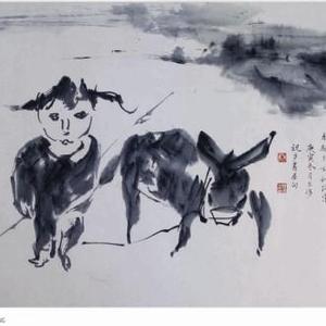 祝多的中国水墨画