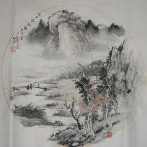《溪山访友图》