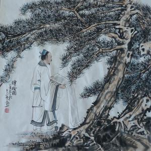 读经图