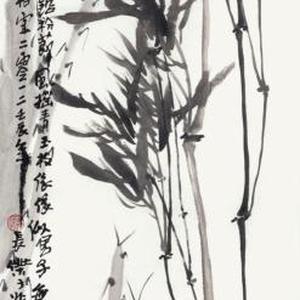 四君子四幅屏