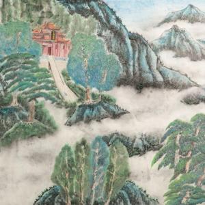牟志辉大师巴蜀山水秀美山水画
