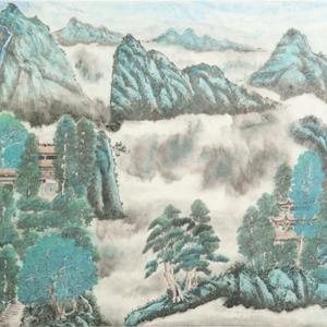 牟志辉大师巴蜀山水秀美山水画