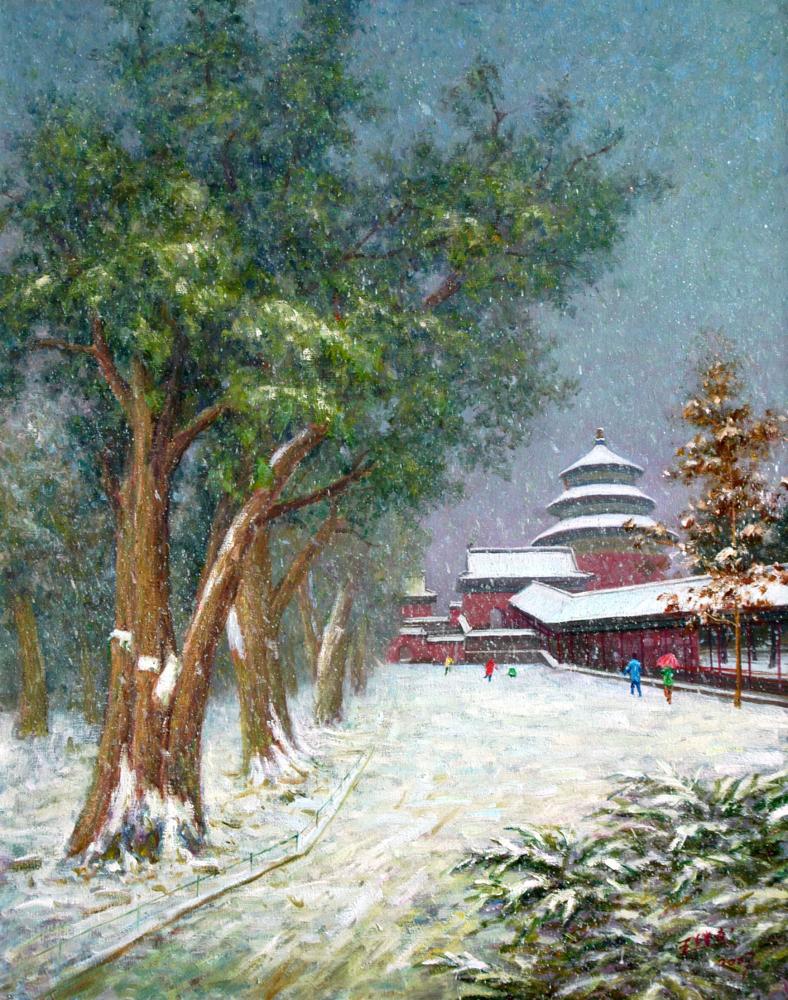 《天坛瑞雪》