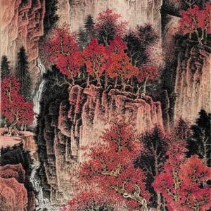 溪山秋色