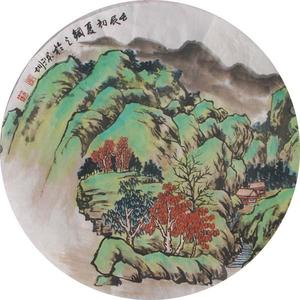 团扇-纸本-山水