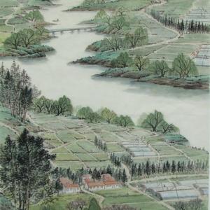 弥水环翠图