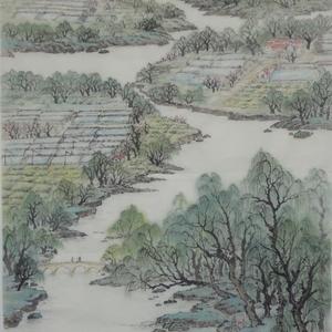 弥水春色图