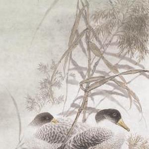 《烟岚芦韵》四条屏
