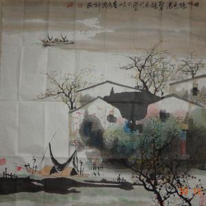 湖畔秋色浓