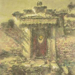 西藏民居门系列3