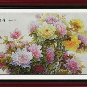 万安国画 国色天香2
