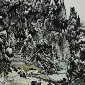 家山欲雨图