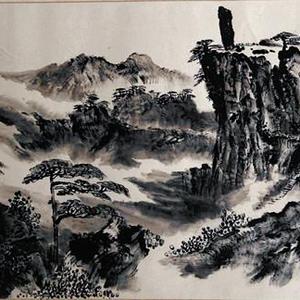 黄山飞来石