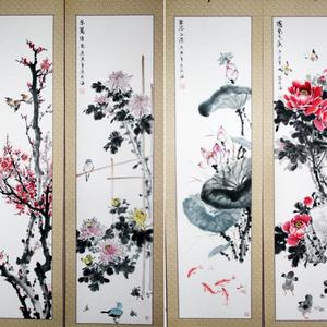 四季屏（4幅）