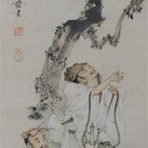 人物四条屏（酒）
