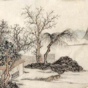 林榭煎茶图