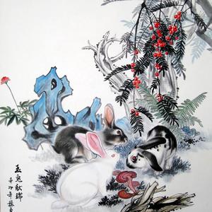 玉兔献瑞