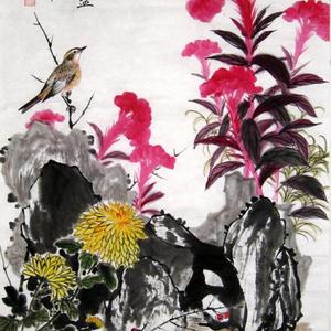 秋日寻芳冠花红