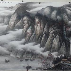 雲起深山
