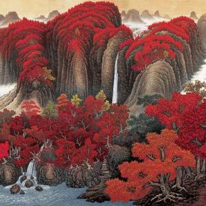 万山红遍丛林尽染