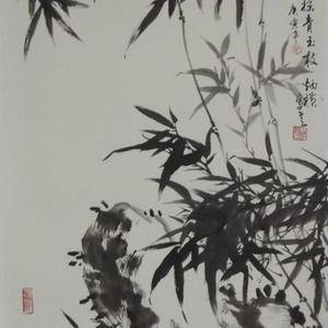 竹石图
