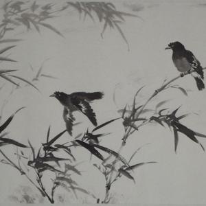 竹与八哥