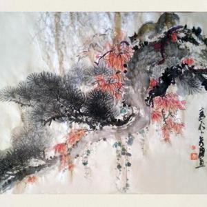 只缘身在此松中
