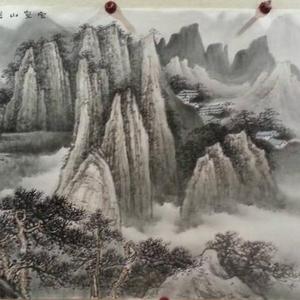 雲壑山居圖