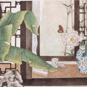 雅室清赏图