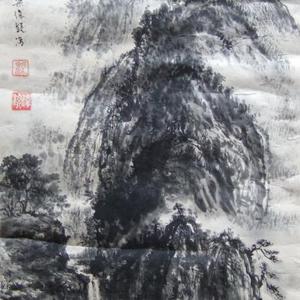 雨后云山复斜阳