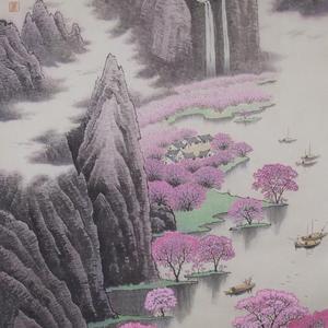 桃花村里春意浓