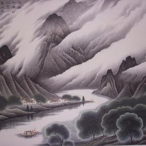 云涌千峰动
