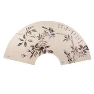 马兴瑞花鸟扇面精品