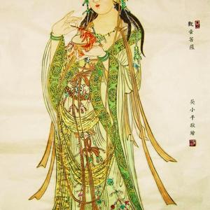 人物绘画《观音菩萨》