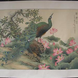 工笔画《桂湖曲》