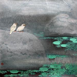 静静的池塘