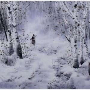 【风雪巡山图】