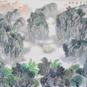 群峰叠翠图