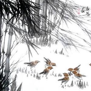 竹林春色