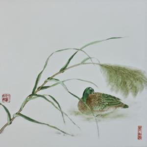 独立春塘待月明