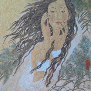 少女与花系列之一