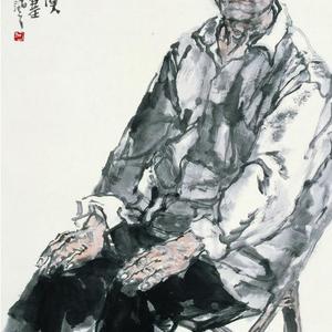 擦皮鞋的张老汉