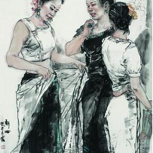 王云霞《新妆》
