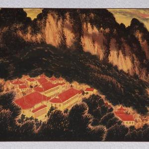 《黄山晚霞2002》
