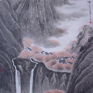秋山村舍泉鸣
