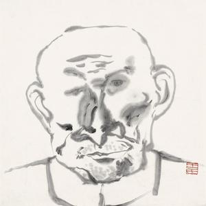 水墨肖像之一