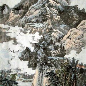 溪山访友图