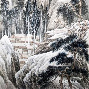 冬云连海色